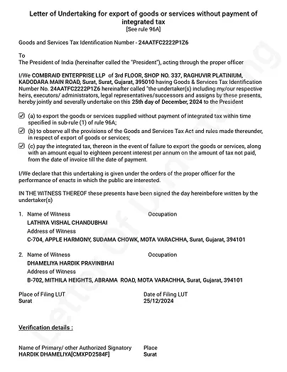 Certificate 1